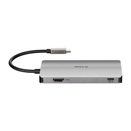 HUB D-LINK USB-C 6EN1 CON HDMI / 2xUSB3.0 / USB-C ALIMENTADO/ LECTOR DE TARJETAS