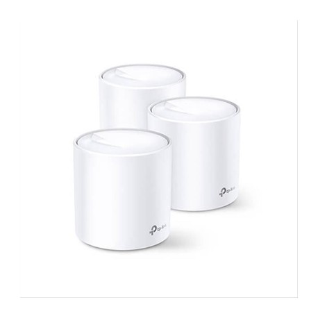 PUNTO DE ACCESO WIFI 6 MESH TP-LINK DECO X20 PACK 3u AX1800 1201Mbps en 5GHz + 574Mbps en