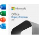 MICROSOFT OFFICE HOGAR Y EMPRESAS 2021 1 LIC (caja)