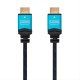 CABLE HDMI V2.0 4K 60HZ 18GBPS, AM-AM, NEGRO 1M NANOCABLE