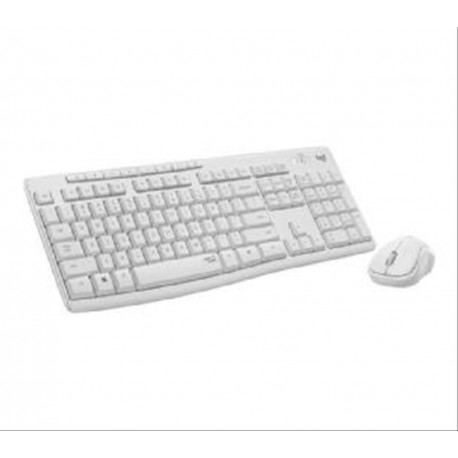 TECLADO Y RATON LOGITECH MK295 SILENT WIRELESS COMBO WHITE ESPAÑOL