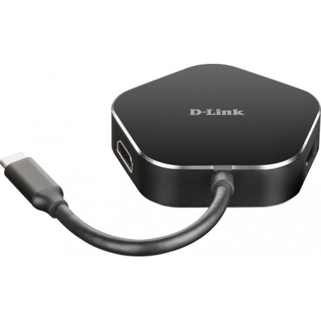 HUB D-LINK USB-C a HDMI,  USB-C 60W, 2xUSB3.0