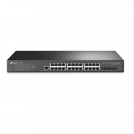 SWITCH GESTIONABLE TP-LINK JETSTREAM 24 PUERTOS Gigabit L2 + 4 SFP 10GE