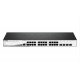 SWITCH 28 PUERTOS GESTIONABLE D-LINK 24P GIGA + 4P GIGA SFP METRO