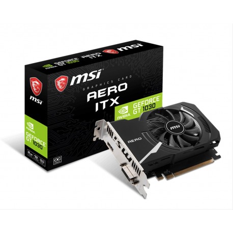 VGA MSI GEFORCE GT 1030 AERO ITX 2GB GDDR4 OC EDITION