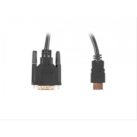 Cable hdmi lanberg macho - dvi - d 24+1 macho 4k dual link 3m negro