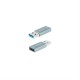 ADAPTADOR USB-A/M 3.1 GEN2 A USB-C/H ALUMINIO GRIS NANOCABLE