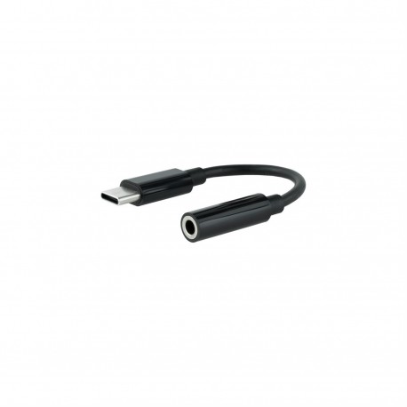 CABLE ADAPTADOR DE USB-C A JACK 3.5, NEGRO NANOCABLE