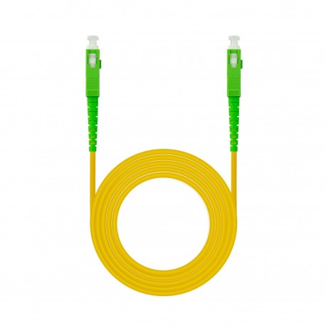 CABLE FIBRA SC/APC-SC/APC MONOMODO LSZH AMARIL.2M NANOCABLE