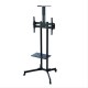 SOPORTE SUELO CON RUEDAS MONITOR/TV 37"-70" TOOQ NEGRO