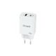 CARGADOR DE PARED GAN USB-C/PD + USB-A/QC 45W TOOQ TQWC-GANQCPD45WT BLANCO