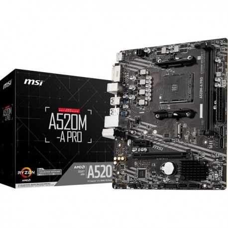 PLACA BASE MSI A520M-A PRO AM4 DDR4