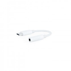 CABLE ADAPTADOR DE USB-C A JACK 3.5, BLANCO NANOCABLE