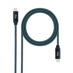 CABLE USB 3.2 GEN2x2 100W 4K/60Hz USB-C M/M 0.5M NANOCABLE