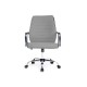 SILLA DE OFICINA EQUIP ERGONOMICA RESPALDO ALTO COLOR GRIS