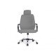 SILLA DE OFICINA EQUIP ERGONOMICA RESPALDO MEDIO COLOR GRIS