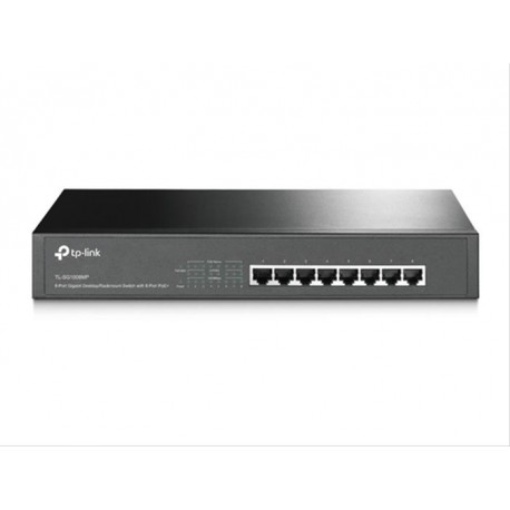 SWITCH 8 PUERTOS TP-LINK GIGABITB POE+ RACK