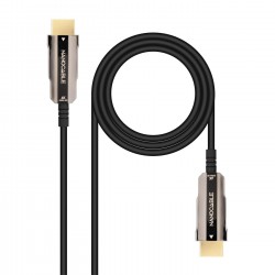 CABLE HDMI V2.0 AOC 4K@60HZ 18Gbps NEGRO 10M NANOCABLE