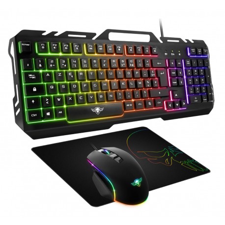 PACK SPIRIT OF GAMER PRO-MK5 TECLADO+RATON+ALFOMBRILLA (FRANCES)