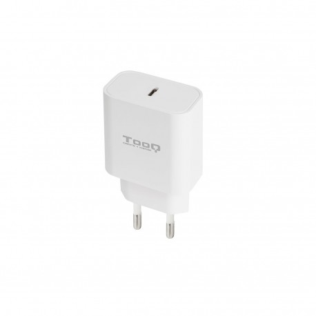 CARGADOR DE PARED USB-C PD3.0 20W BLANCO TOOQ