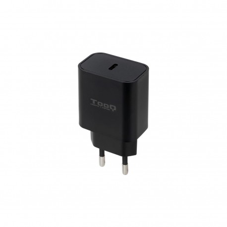 CARGADOR DE PARED USB-C PD3.0 20W NEGRO TOOQ