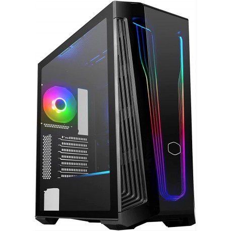 CAJA SEMITORRE COOLER MASTER MASTERBOX 540 RGB Cristal Templado USB 3.2 Negra