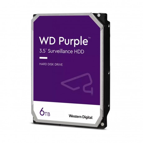 HD 3.5" 6TB WD PURPLE 6TB 256MB SATA 6GB/S 5400