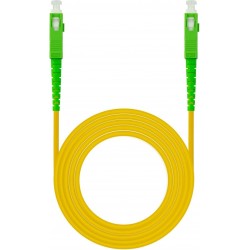 CABLE FIBRA SC/APC-SC/APC MONOMODO LSZH AMARIL.40M NANOCABLE