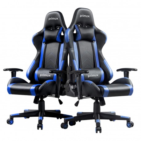 SILLA GAMING PRIMUX ELITE COBALTO NEGRO/AZUL