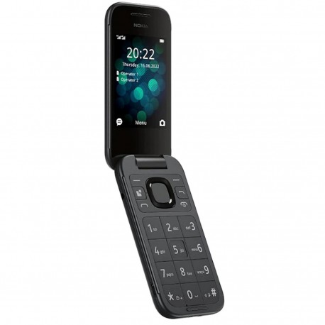 TELEFONO MOVIL NOKIA FLIP NEGRO 2.8PULGADAS ·