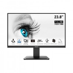 MONITOR LED 23.8" MSI PRO MP2412 NEGRO 1MS 100Hz VA FHD HDMI DISPLAY PORT