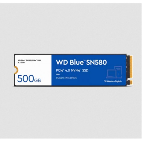 SSD M.2 2280 500GB WD BLUE SN580 NVME PCIE 4.0x4