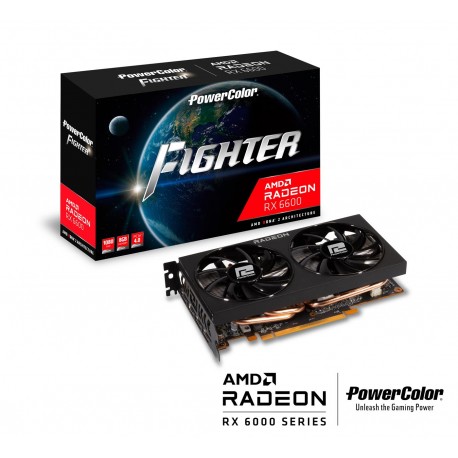 VGA POWERCOLOR RADEON RX6600 FIGHTER 8GB GDDR6