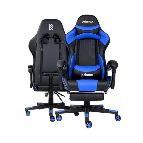 SILLA GAMING PRIMUX ECLIPSE COBALTO NEGRO/AZUL-Desprecintado