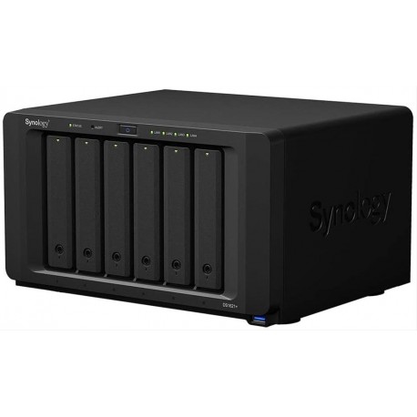 NAS SYNOLOGY 6 BAY DS1621+ 4GB 2.2GHZ  3 x USB 3.0  4 x RJ45  2 x eSATA