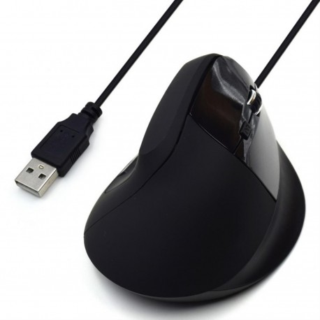 RATON VERTICAL EWENT USB NEGRO