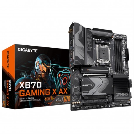 PLACA BASE GIGABYTE X670 GAMING X AX AM5 ATX 4xDDR5