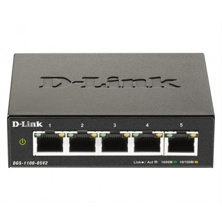 SWITCH GIGABIT 5 PUERTOS SMART MANAGED D-LINK