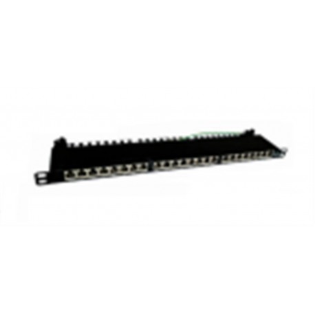 PATCH PANEL 24 PUERTOS 19" 0.5U  FTP CAT6A MONOLYTH