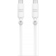 CABLE BIGBEN ECO USB C a USB C 1.2M 3A BLANCO