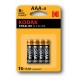 PILA KODAK AAA ALCALINA XTRALIFE PACK 4 UNIDADES