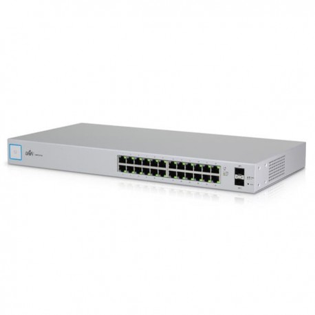 SWITCH UBIQUITI GESTIONABLE L2 24 PUERTOS US-24 GIGABIT + 2SFP RACK