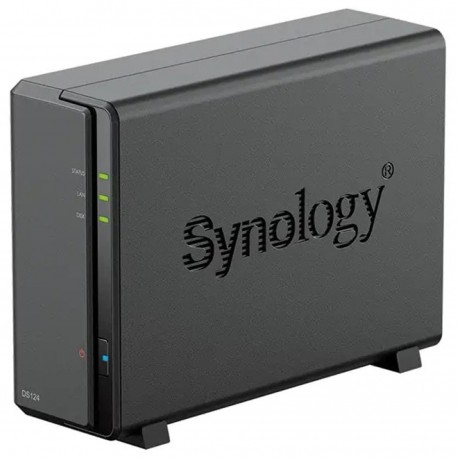 NAS SYNOLOGY 1 BAY DS124 1GB 2 x USB 3.2 1 x RJ45 GIGA