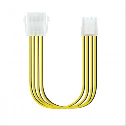 CABLE ALIMENTACION EXTENSOR F. ALIM. 8PIN/H-4+4PIN/M 30CM NANOCABLE