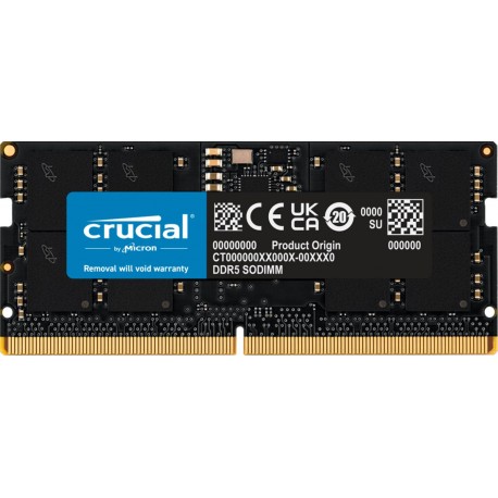 MODULO SODIMM DDR5 16GB 5600MHZ MICRON CRUCIAL