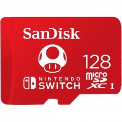 TARJETA MEMORIA MICRO SD 128GB SANDISK MICROSDXC UHS-I NINTENDO SWITCH