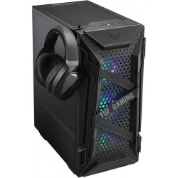 CAJA ATX SEMITORRE ASUS TUF GAMING GT301 CRISTAL NEGRO