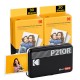 KODAK MINI 2 RETRO P210RB60 PORTABLE UINSTANT PHOTO PRINTER BUNDLE 2.1X3.4 BLACK·