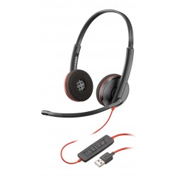 AURICULARES CON MICRO HP POLY BW 3220 STEREO HS USB (BULK)   ·