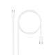 CABLE USB-C 2.0 60W 3A, USB-C/M-USB-C/M, 1M NANOCABLE